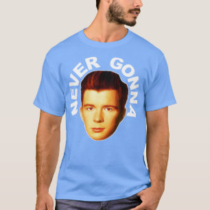 Camiseta Rick Astley Retro Nunca Vai Roll Tributo FanArt