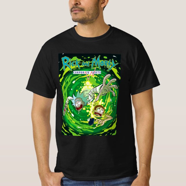 Camiseta Rick e mortal engraçados (Frente)