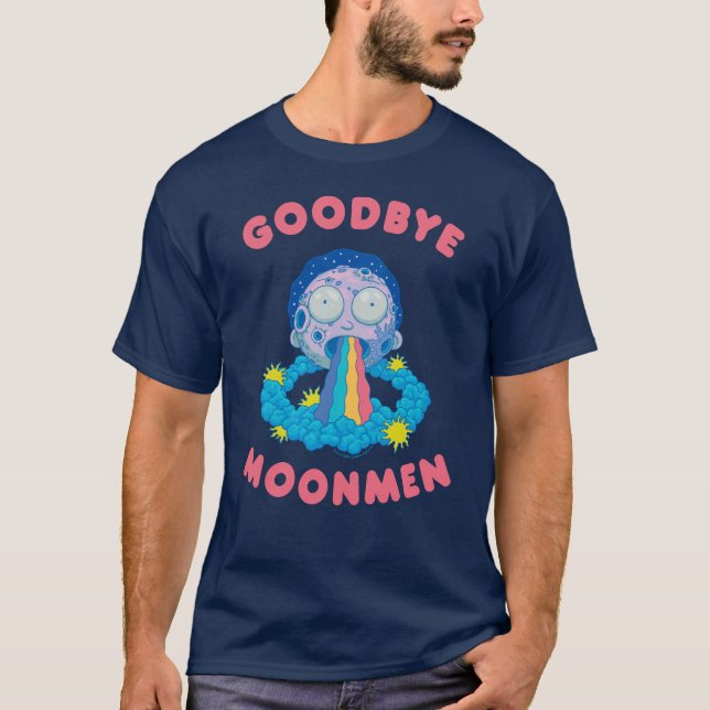 Camiseta RICK E MORTY™ | Adeus, Moonmen (Frente)
