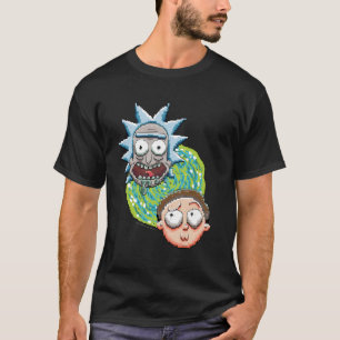 Camiseta RICK E MORTY™   Gráfico do Portal Pixelverso