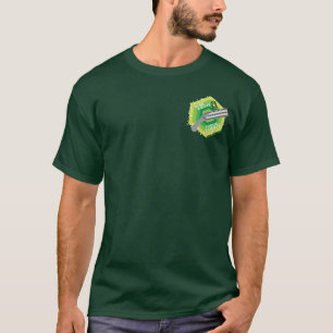 Camiseta RICK E MORTY™   Padrão de patches do espaço ex