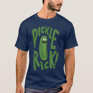 Camiseta Rick e Morty Pickle Rick Cartoon retrô