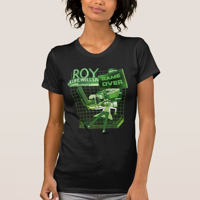 Camiseta RICK E MORTY™ | Roy Uma Vida Bem Vida (Frente)