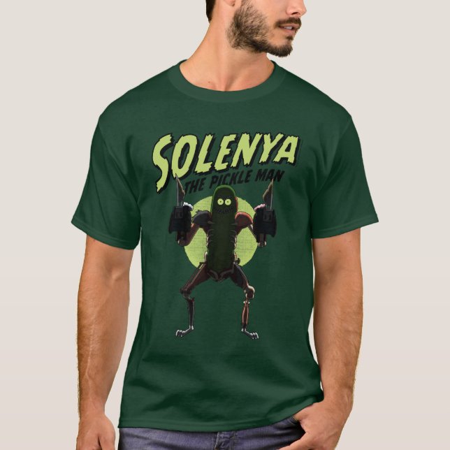 Camiseta RICK E MORTY™ | Solenya - O Pickle Man (Frente)