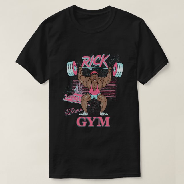Camiseta Rick Gym T-Shirt (Frente do Design)