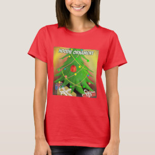 Camiseta Rick London Engraçado "Enfeite de Capuz" Árvore de
