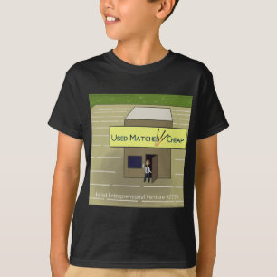 Camiseta Rick London Engraçado Fósforos Usados Empreendedor