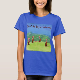 Camiseta Rick London Funny Worms Of Scotland Comic