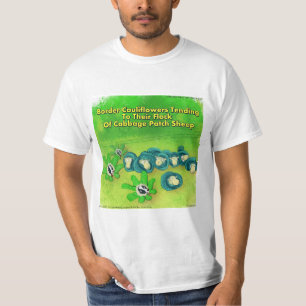 Camiseta Rick Londres Border Collie Flor Desenho Animado