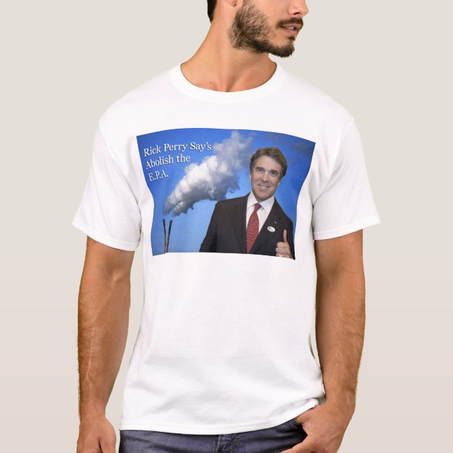 Camiseta Rick Perry abole o Epa (Frente)