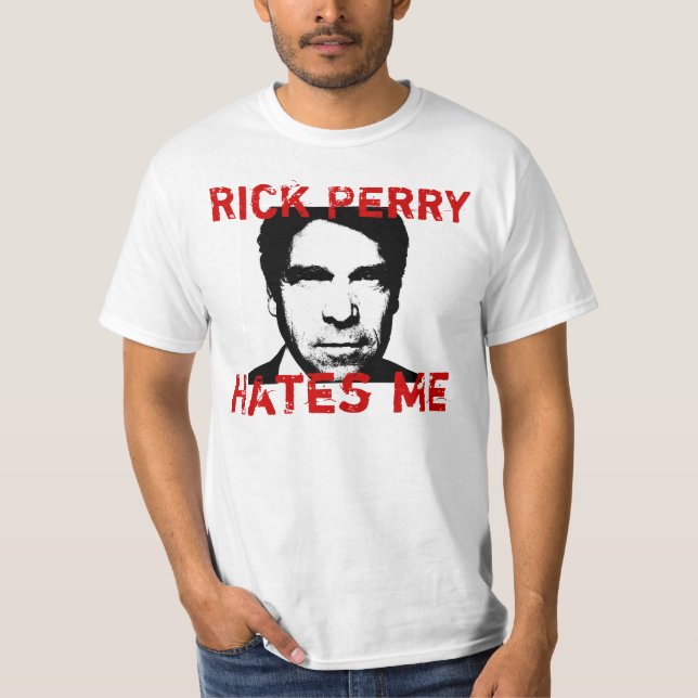 Camiseta Rick Perry deia-me - t-shirt (Frente)