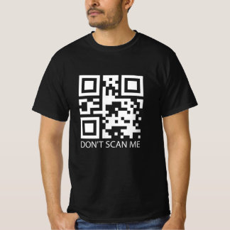 Camiseta rick rolo engraçado código de verificação QR não m