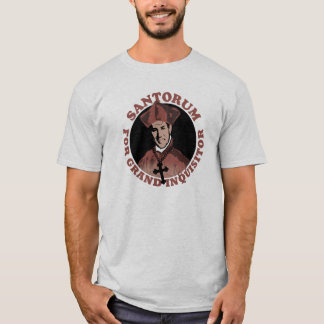Camiseta Rick Santorum para o inquisidor grande