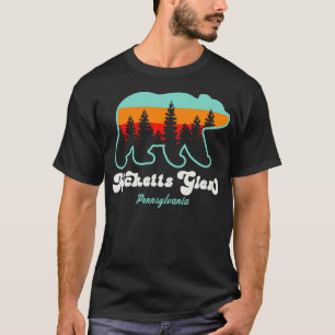 Camiseta Rickets Glen State Park Camping Hiking Urso Retro