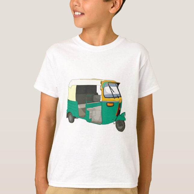 Camiseta Rickshaw indiano (Frente)
