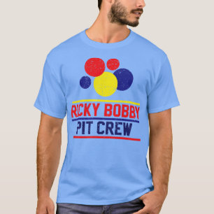 Camiseta Ricky Bobby Pit Crew Textura Em Massa
