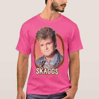 Camiseta Ricky Skaggs Estilo Retro Design do Ventilador TSu