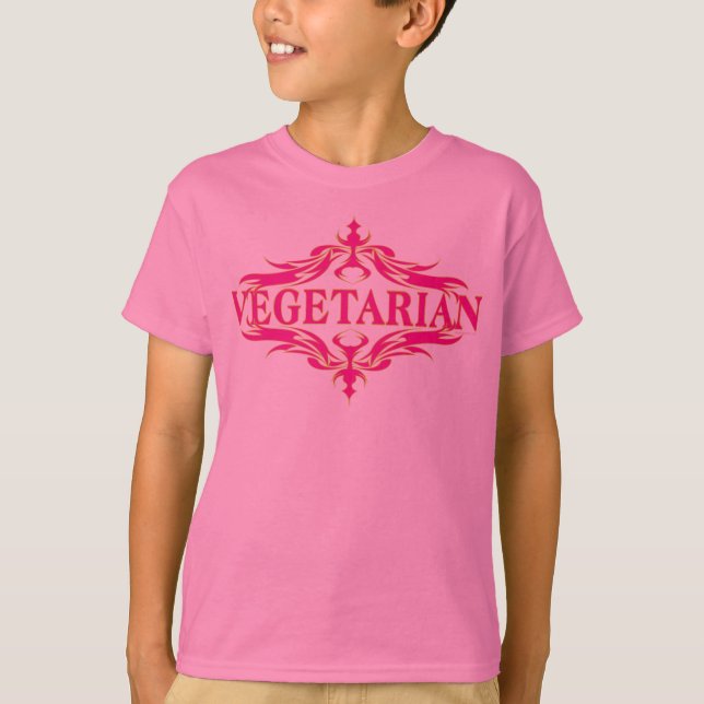 Camiseta Rico a Rosa - Vegetarina (Frente)