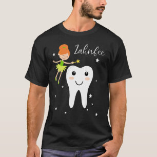 Camiseta Rico de fada de fada dentária Vestido Rico de capa