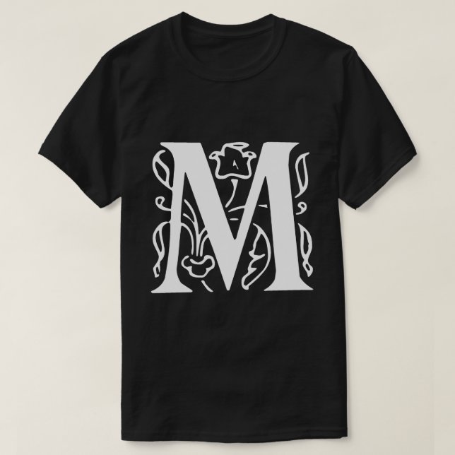 Camiseta Rico - Letra M (Frente do Design)