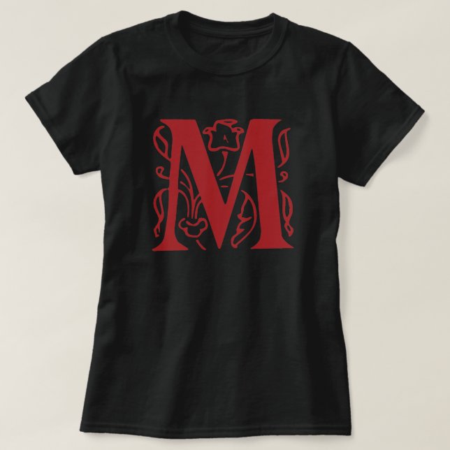 Camiseta Rico - Letra M (Frente do Design)