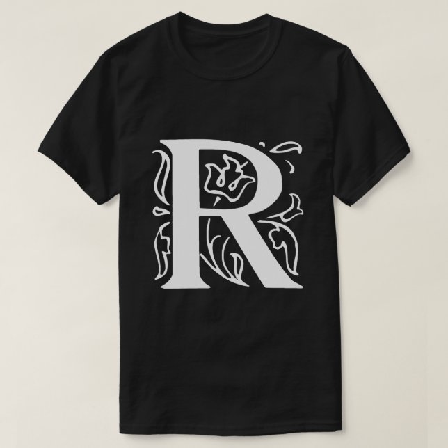 Camiseta Rico - Letra R (Frente do Design)