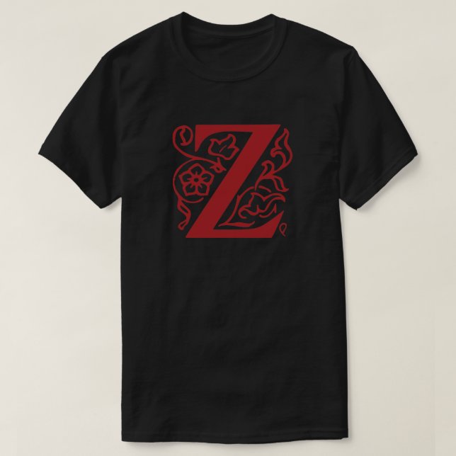 Camiseta Rico - Letra Z (Frente do Design)