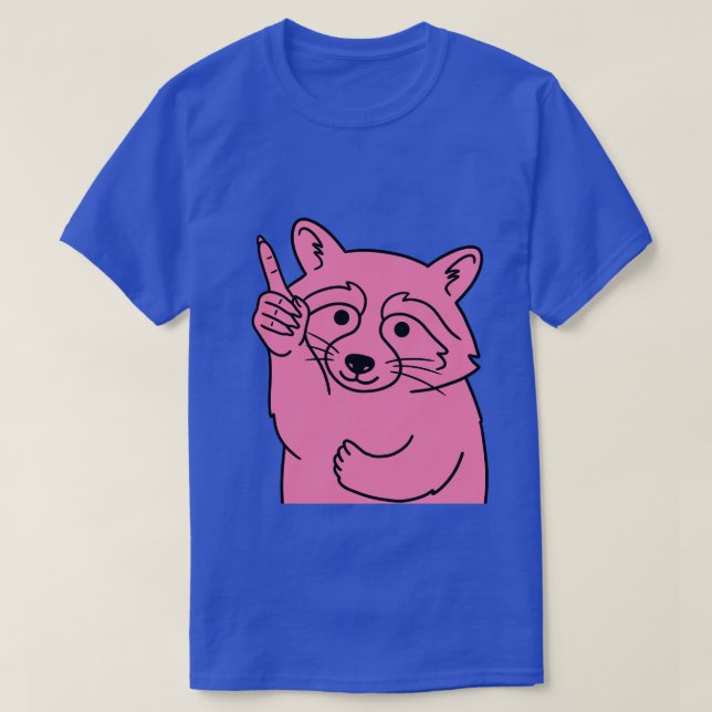 Camiseta rico Mapache (Frente do Design)