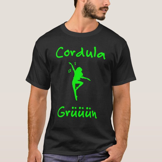 Camiseta Rico Verde Cordula Vestido Figurino Carnaval (Frente)