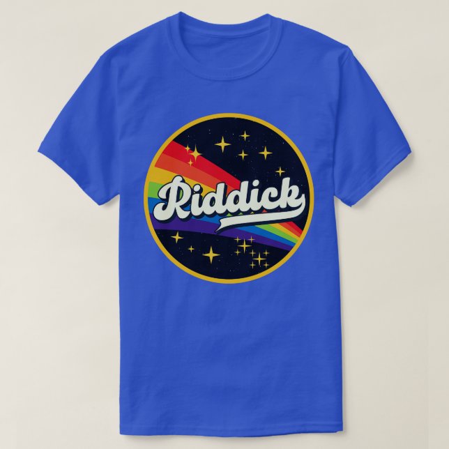 Camiseta Riddick Rainbow No Space Vintage Style (Frente do Design)