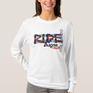 Camiseta Ride Aspen Colorado Snowboard Hoodie