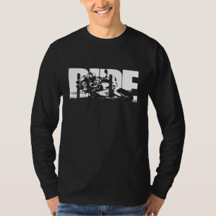Camiseta Ride Bike Design Motorcycle Biker Life 1