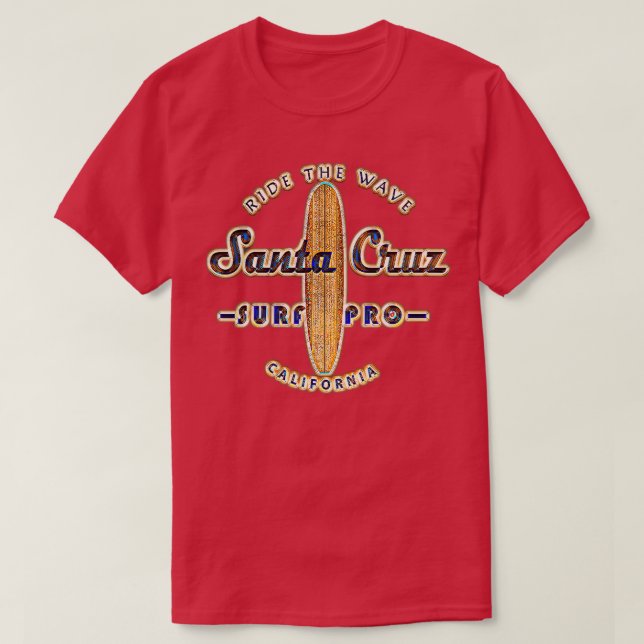 Camiseta RIde os Papais noeis Cruz Surf Pro Surfer Tee (Frente do Design)