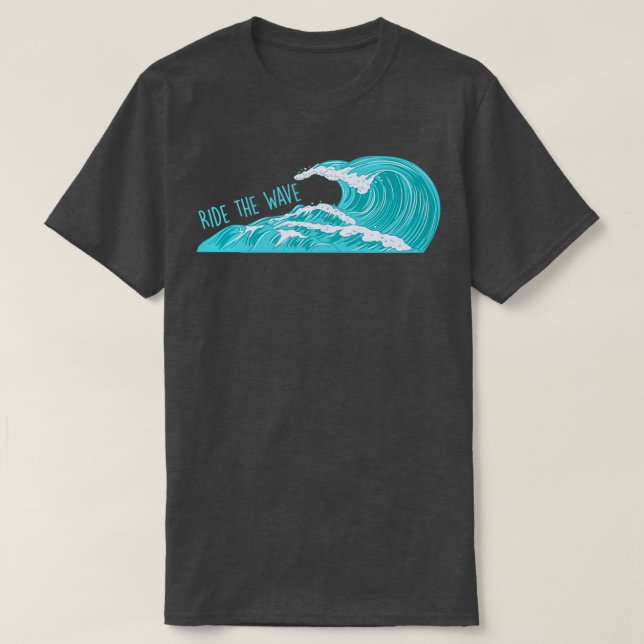Camiseta Ride the Wave T (Frente do Design)