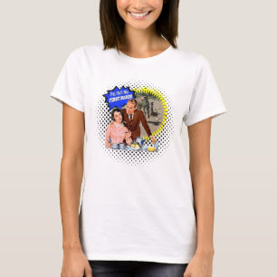 Camiseta Rider do Bronc do Primeiro Casal Retro Rodeo (cor)