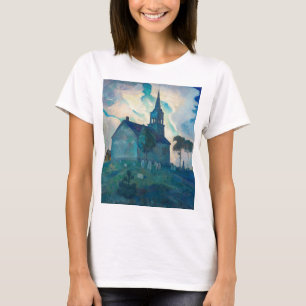 Camiseta Ridge Church por Newell Convers Wyeth