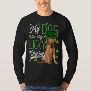 Camiseta Ridgeback Dog Meu Cachorro É Meu Charme Sortudo