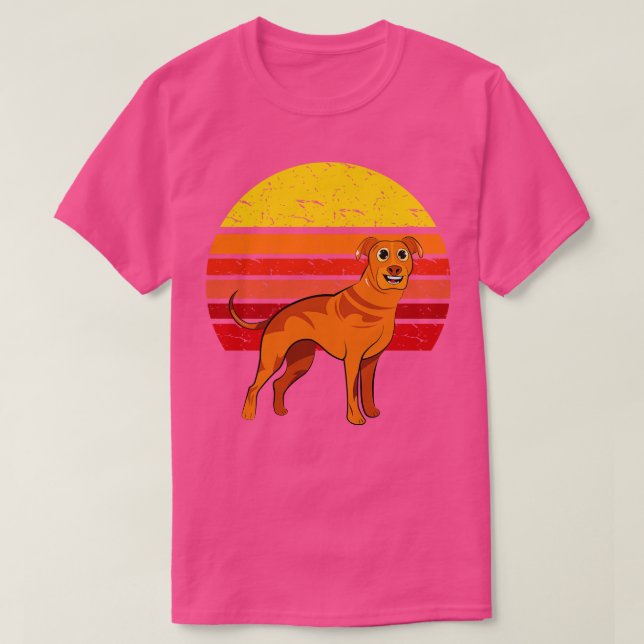 Camiseta Ridgeback Dog Retro (Frente do Design)