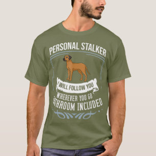 Camiseta Ridgeback Dog Ridgeback Puppies Proprietário Love