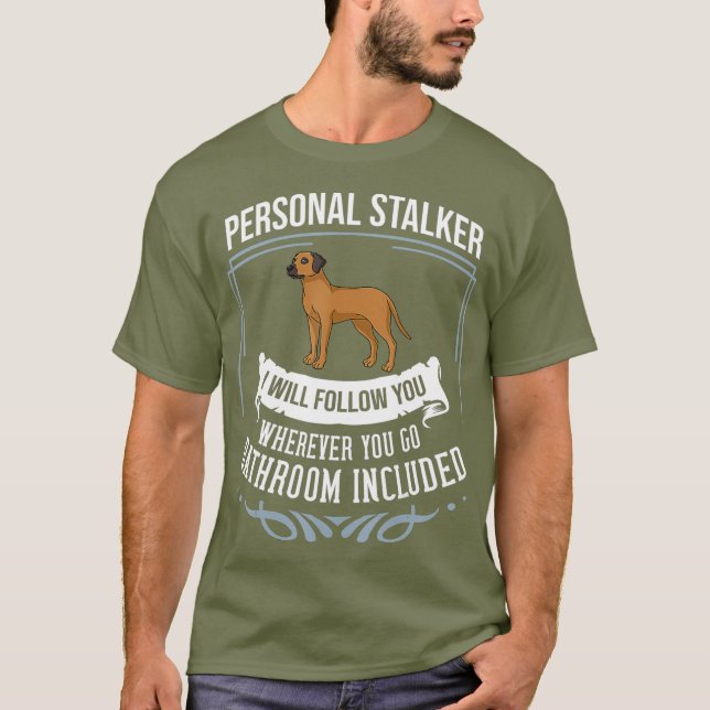 Camiseta Ridgeback Dog Ridgeback Puppies Proprietário Lover (Frente)