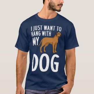 Camiseta Ridgeback Dog Ridgeback Puppies Proprietário Lover