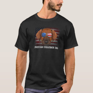 Camiseta Ridgeback Pai Americano Cachorro Americano Sinaliz
