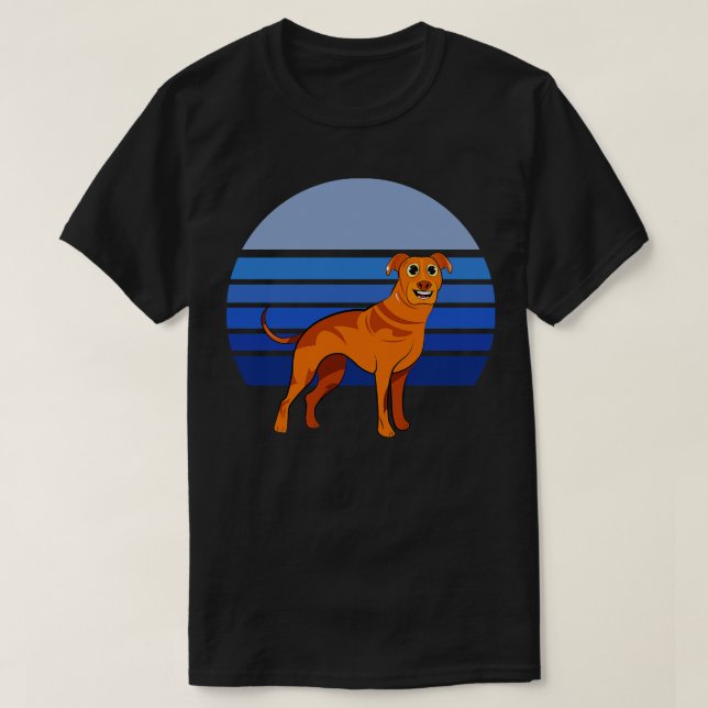 Camiseta Ridgeback Ridgeback Dog Azul 2 (Frente do Design)