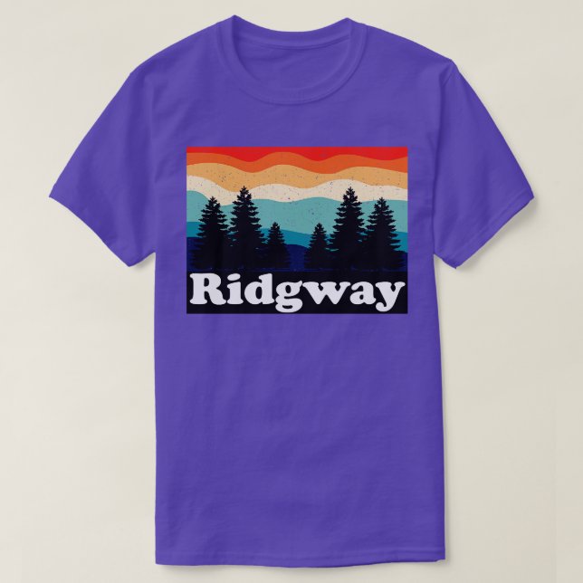 Camiseta Ridgway Colorado Retro (Frente do Design)