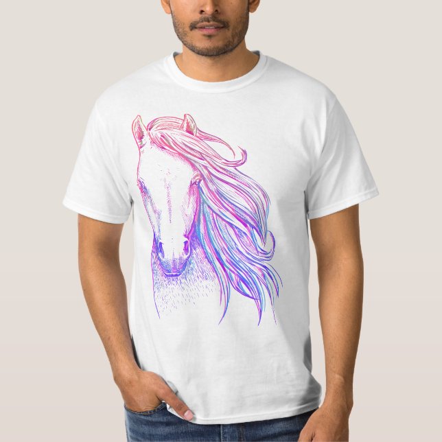 Camiseta Riding solves most problems girls riding horses  (Frente)