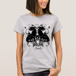 Camiseta Rielaboração de Leões Vintage com Sujeiras