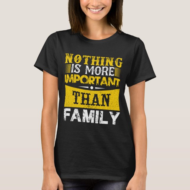 Camiseta Rien n'est plus important que, la famille (Frente)