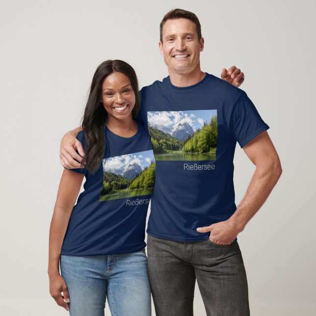 Camiseta Riessersee Alps Garmisch Partenkirchen Bavaria (Unissex)