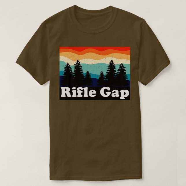 Camiseta Rifle Gap Colorado Retro (Frente do Design)