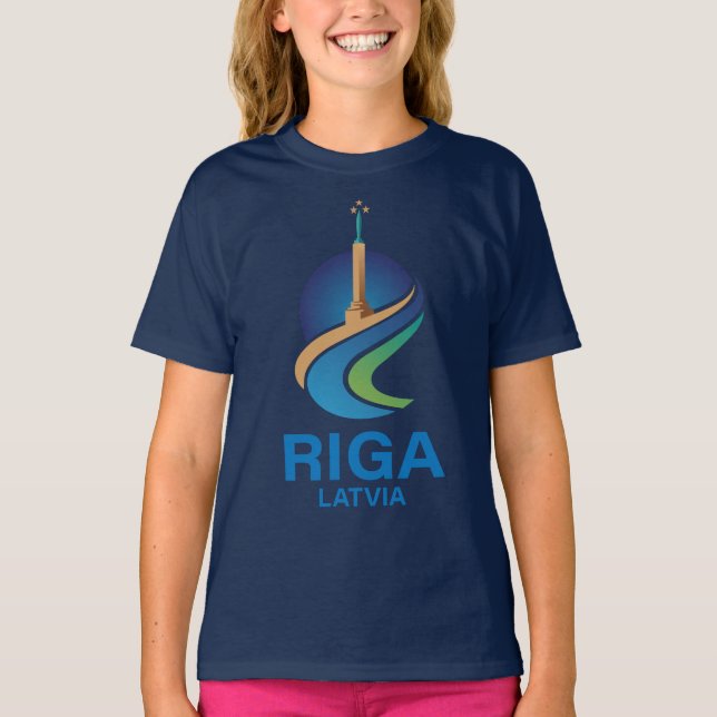 Camiseta Riga Latvia (Frente)